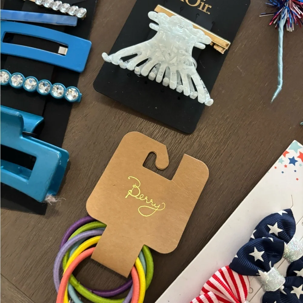 Lot of Colorful Hair Accessories